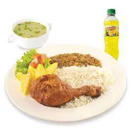 [ALM3] Almuerzo Con 1/8 De Pollo