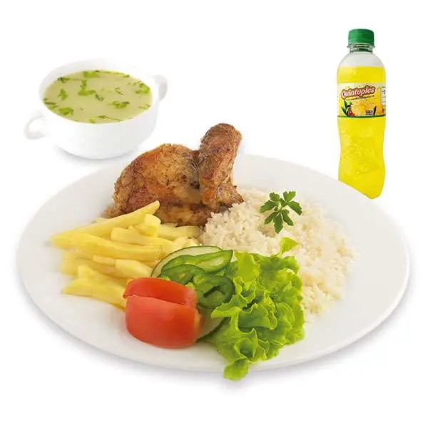 [ALM4] Merienda Con 1/8 De Pollo