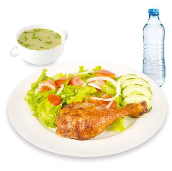 [ESK7] Mote pillo con 1/8 de pollo asado